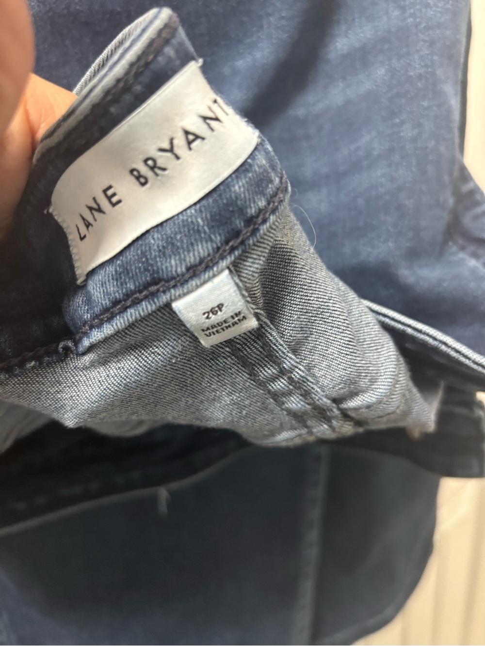Lane Bryant Light to Mid Blue Stretch boot cut jeans